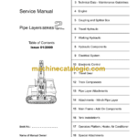 Liebherr RL2 Litronic Pipe Layer Service Manual [RL2_22-52_01-09]