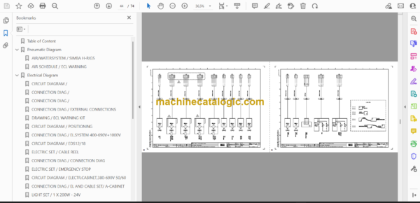 Atlas Copco Boomer 281 Diagrams and Drawings Manual - Image 2