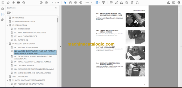 Komatsu SK1020-5 Skid Steer Loader Operation and Maintenance Manual (WEAM004602) - Image 2