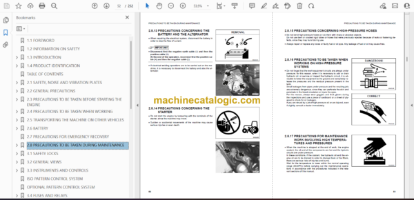 Komatsu SK714-5 Skid Steer Loader Operation and Maintenance Manual (WEAM003301) - Image 2