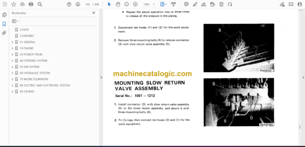 Komatsu PW150-1 Hydraulic Excavator Shop Manual (SEBM020E0104) - Image 2