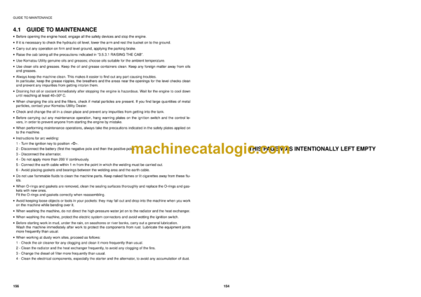 Komatsu SK714-5 Skid Steer Loader Operation and Maintenance Manual (WEAM003301) - Image 3