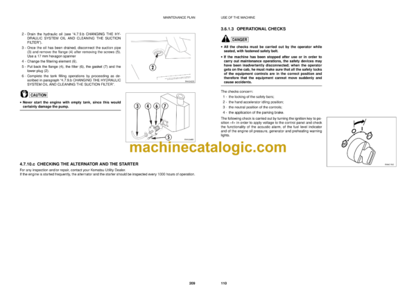 Komatsu SK714-5 Skid Steer Loader Operation and Maintenance Manual (WEAM003301) - Image 4