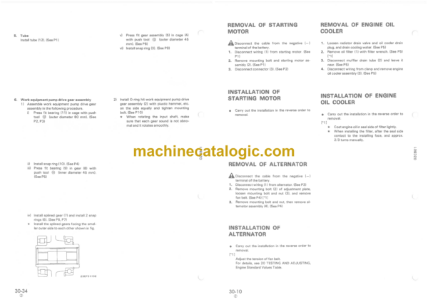 Komatsu GD313A-1 Motor Grader Shop Manual (SEBM02C80103) - Image 3
