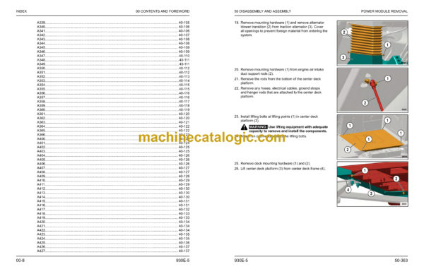 Komatsu 930E-5 Dump Truck Shop Manual (CEBM036506) - Image 3
