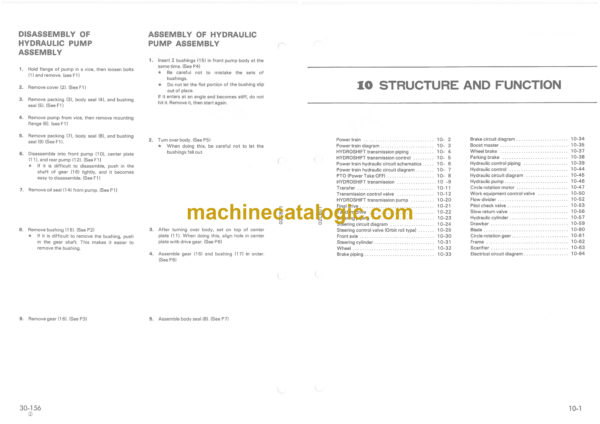 Komatsu GD313A-1 Motor Grader Shop Manual (SEBM02C80103) - Image 4