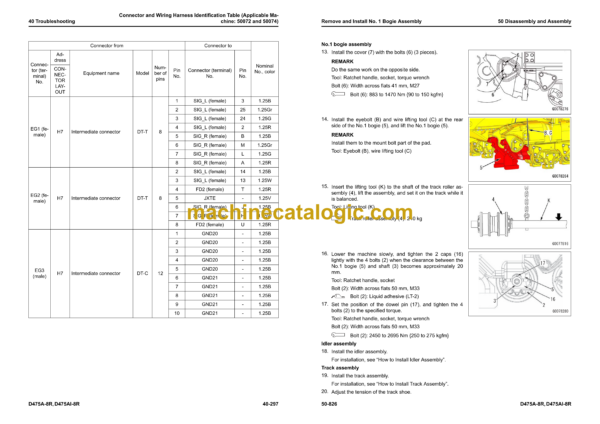 Komatsu D475A-8R, D475Ai-8R Bulldozer Shop Manual (SEN06988-02) - Image 4