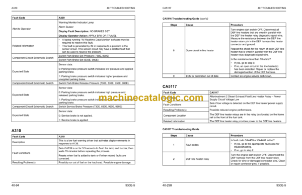 Komatsu 930E-5 Dump Truck Shop Manual (CEBM036506) - Image 4