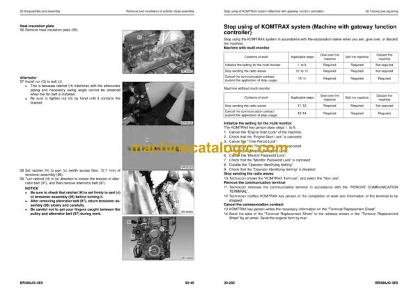 Komatsu BR380JG-3E0 Mobile Crusher Shop Manual (SEN06863-01) - Image 2