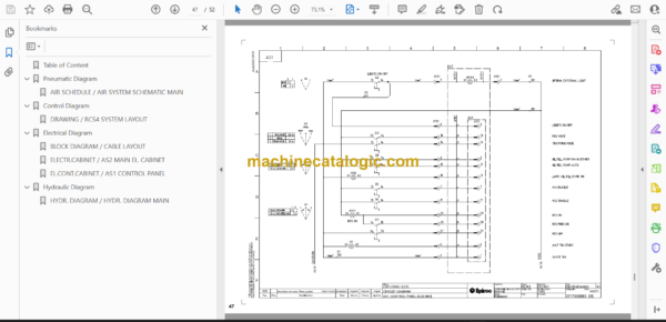 Atlas Copco Diamec U6 MCR Diagrams and Drawings Manual - Image 2