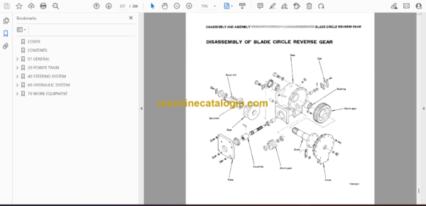 Komatsu GD500R-1 Motor Grader Shop Manual (GD500R_1-BE1) - Image 3