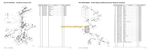 Komatsu PC210LC-11 Hydraulic Excavator Parts Manual (FEN02996-00) - Image 3