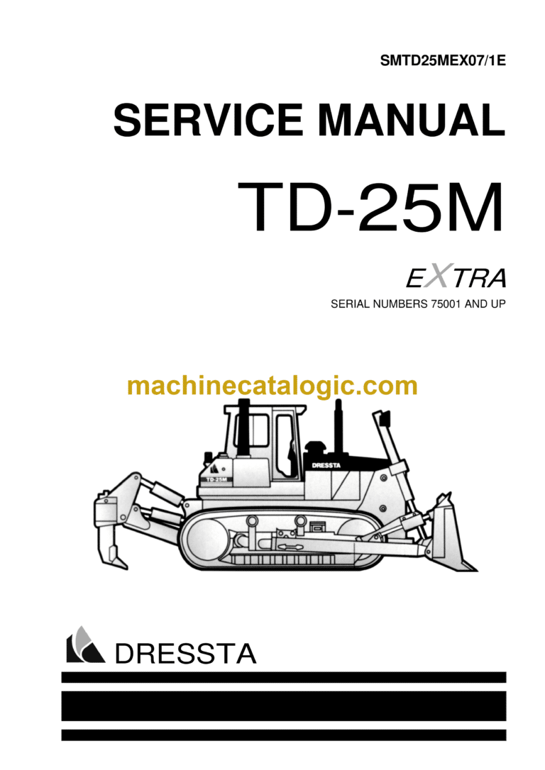 Dressta TD-25M Extra Crawler Dozer Service Manual