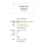 Liebherr LR 632B Litronic Type No. 393 Crawler Loader Operating Manual (From SN 393, 6851)