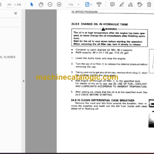 Komatsu HS150S-11 Slag Pot Carrier Operation and Maintenance Manual (SEAMW02400)