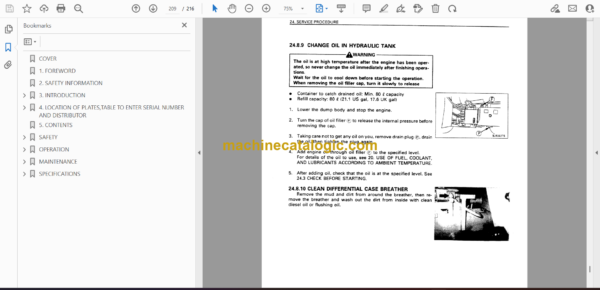 Komatsu HS150S-11 Slag Pot Carrier Operation and Maintenance Manual (SEAMW02400) - Image 2