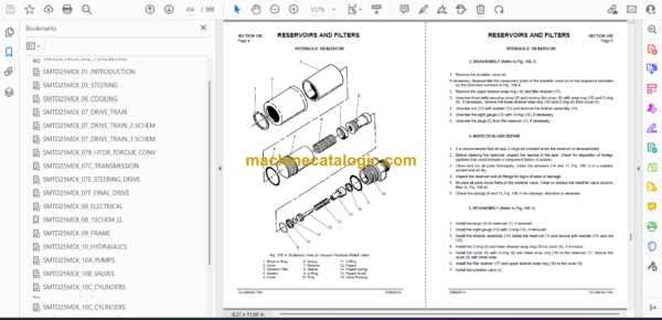 Dressta TD-25M Extra Crawler Dozer Service Manual - Image 2