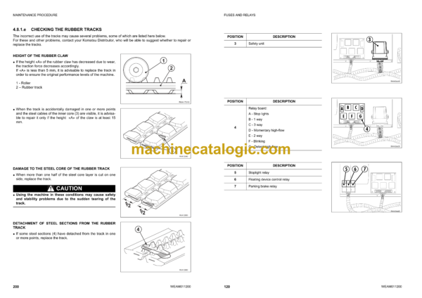 Komatsu CK30-1 Crawler Skid Steer Loader Operation and Maintenance Manual (WEAM011200) - Image 3