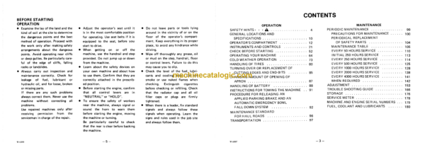 Komatsu WS23, WS23S-2 Motor Scraper Operation and Maintenance Manual (SEAM02870201) - Image 4