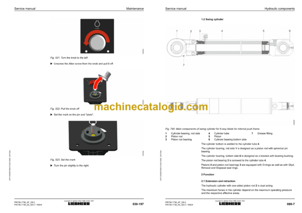 Liebherr PR 736 Crawler Dozer Service Manual [1736_4F_05_G8.0_16834_06_2021] - Image 3