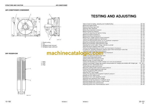 Komatsu WD900-3 Wheel Dozer Shop Manual (SEBM036907) - Image 3