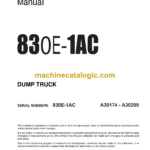 Komatsu 830E-1AC Dump Truck Shop Manual (CEBM020404)