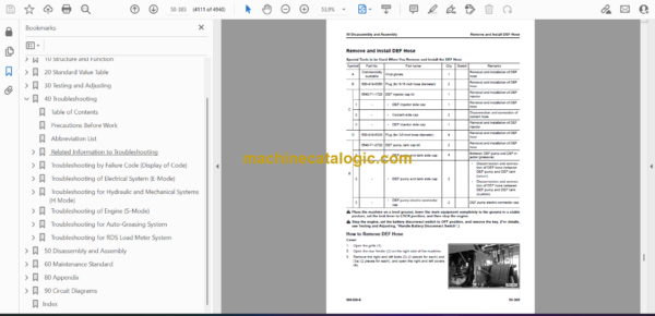 Komatsu WA380-8 Wheel Loader Shop Manual (SEN06573-18) - Image 2