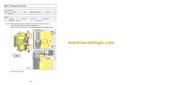 Komatsu HD785-8E0 Dump Truck Field Assembly Manual (GEN00209-07) - Image 4