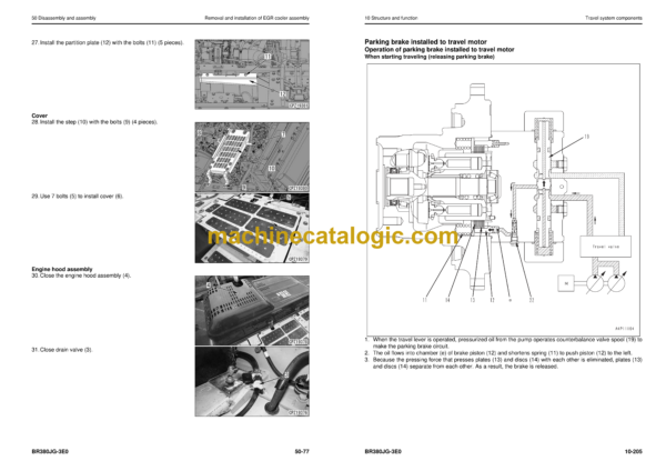 Komatsu BR380JG-3E0 Mobile Crusher Shop Manual (SEN06863-01) - Image 4