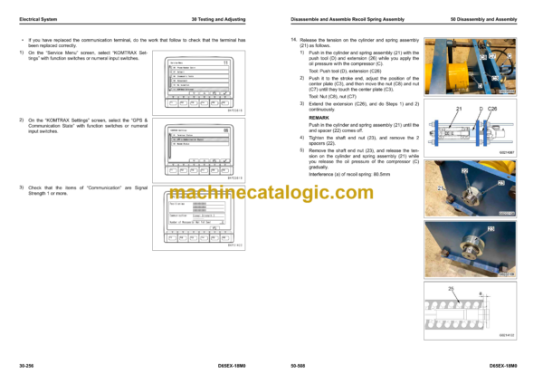 Komatsu D65EX-18M0 Bulldozer Shop Manual (SEN06966-04) - Image 3