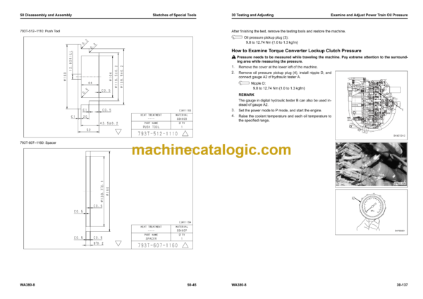 Komatsu WA380-8 Wheel Loader Shop Manual (SEN06573-18) - Image 3