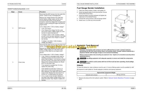 Komatsu 930E-5 Dump Truck Shop Manual (CEBM039402) - Image 4