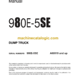 Komatsu 980E-5SE Dump Truck Shop Manual (CEBM041101)