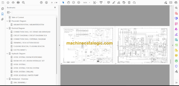 Atlas Copco FlexiROC T15R-01 Tier 4 Final Diagrams and Drawings Manual - Image 2