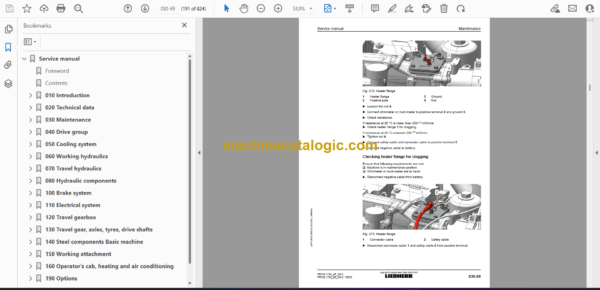 Liebherr PR 726 Crawler Dozer Service Manual [1793_4F_05_G8.0_18370_04_2021] - Image 2