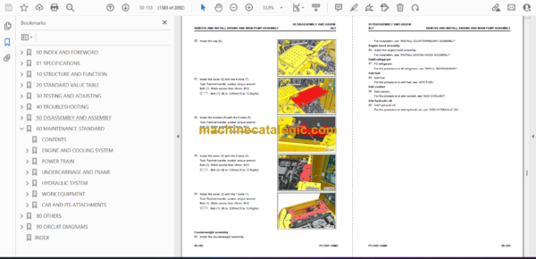 Komatsu PC135F-10M0 Hydraulic Excavator Shop Manual (LEBMP13X06) - Image 2