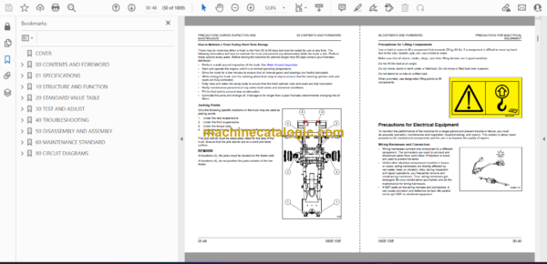 Komatsu 980E-5SE Dump Truck Shop Manual (CEBM041101) - Image 2