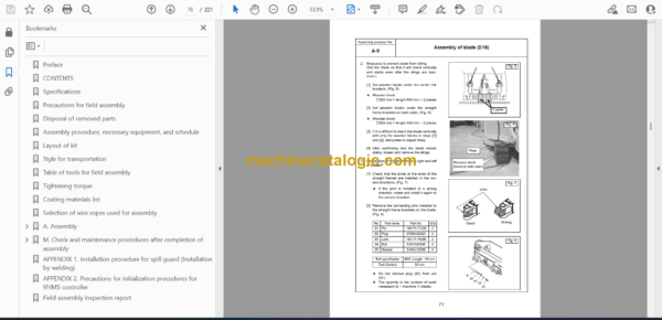 Komatsu D375A-6R Bulldozer Field Assembly Manual (GEN00098-10) - Image 2