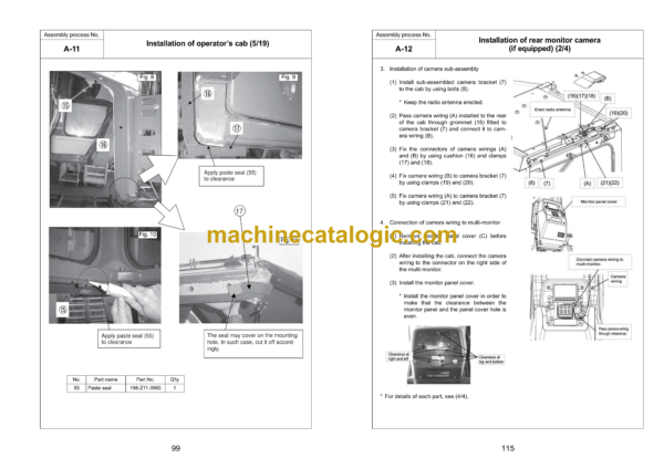 Komatsu D375A-6R Bulldozer Field Assembly Manual (GEN00098-10) - Image 4