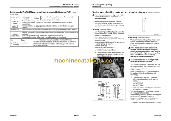 Komatsu HM400-3M0 Articulated Dump Truck Shop Manual (SEN06284-23) - Image 4