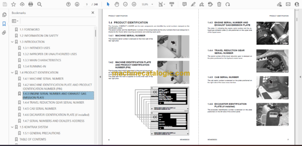 Komatsu CK30-1 Crawler Skid Steer Loader Operation and Maintenance Manual (WEAM006203) - Image 2