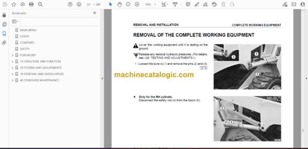 Komatsu SK1020-5, SK1020-5 Turbo Skid Steer Loader Shop Manual (WEBM005300) - Image 2