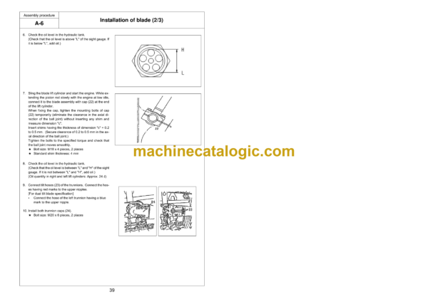 Komatsu D155AX-6 Bulldozer Field Assembly Manual (GEN00049-09) - Image 2