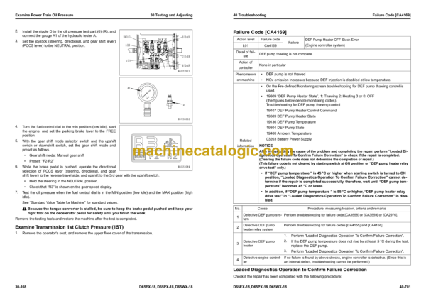 Komatsu D65EX-18, D65PX-18, D65WX-18 Bulldozer Shop Manual (SEN06900-07) - Image 4