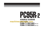 Komatsu PC95R-2 Hydraulic Excavator Shop Manual (WEBM001702)