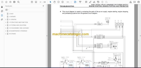 Komatsu WD900-3 Wheel Dozer Shop Manual (SEBM036902) - Image 4
