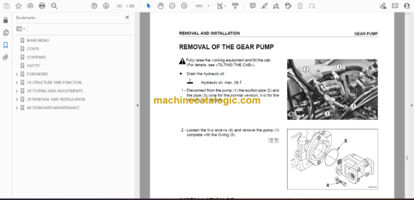 Komatsu SK818-5, SK820-5 Turbo Skid Steer Loader Shop Manual (WEBM005200) - Image 2