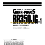 Komatsu BR350JG-1 Mobile Crusher Operation and Maintenance Manual (SEAM025501P)