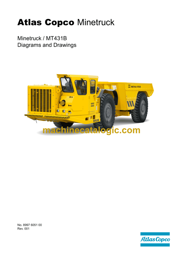 Atlas Copco Boomer 281 DC15 Diagrams and Drawings Manual