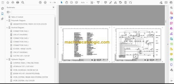 Atlas Copco PowerROC T30E-01 Diagrams and Drawings Manual - Image 2